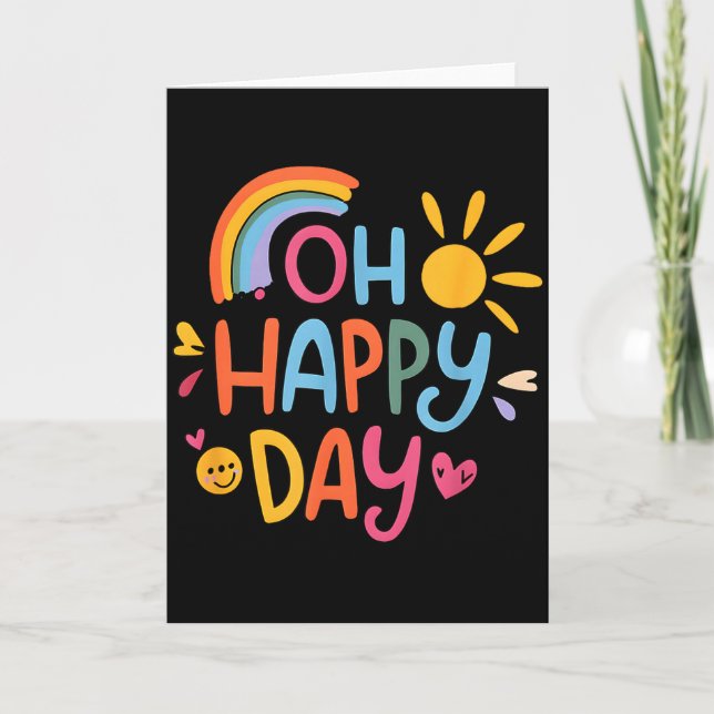 Oh Happy Day  Card (Front)