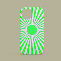 Oh Happy Day Monogram Green Sunburst