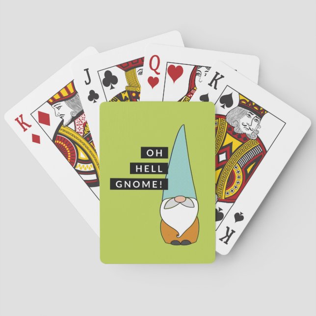 Oh Hell Gnome Playing Cards (Back)