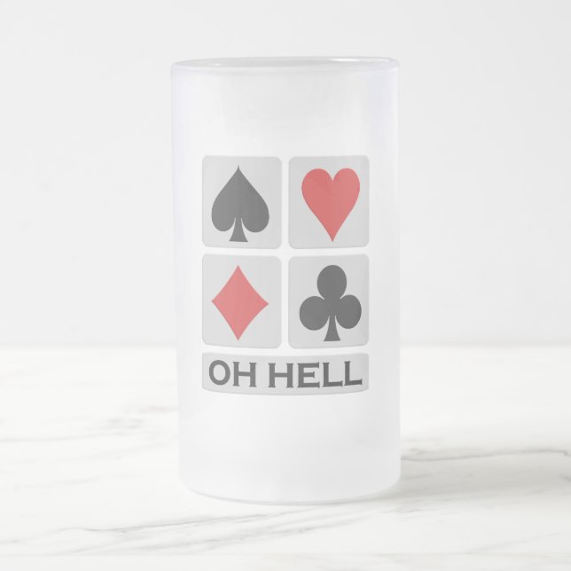Oh Hell mug - choose style & colour (Center)