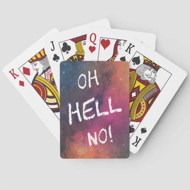 Oh Hell No! Playing Cards (Back)