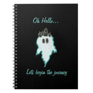 Oh Hello...The Friendly candle ghost Notebook