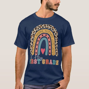 Oh Hey 1st First Grade Back To School Rainbow Prem T-Shirt