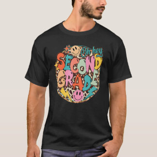 Oh Hey 2nd Second Grade Back To School Leopard For T-Shirt