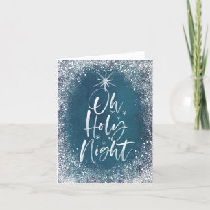 Oh Holy Night   Folded Holiday Card