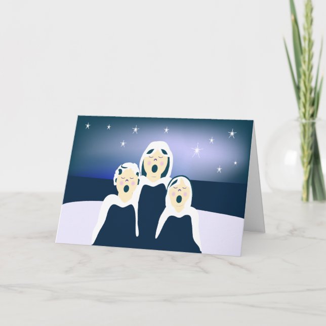 Oh Holy Night Greeting Card (Front)