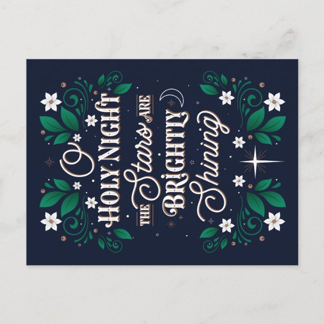 Oh Holy Night Postcard (Front)