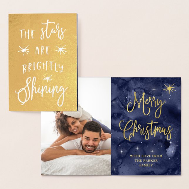 Oh Holy Night | Stars at Christmas with Photo Foil Card (Display)
