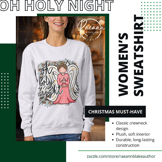 Oh Holy Night Sweatshirt (Creator Uploaded)
