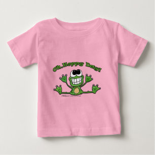 Oh, Hoppy Day- Frog Baby T-Shirt