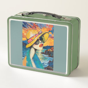 Oh How She Loves Those Sunny Summer Days At The Oc Metal Lunch Box