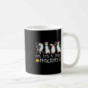 Oh It's A Jolly Holiday Christmas Penguin Xmas Pen Coffee Mug
