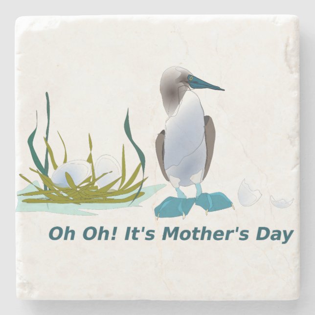 Oh Its Mothers Day Stone Coaster (Front)