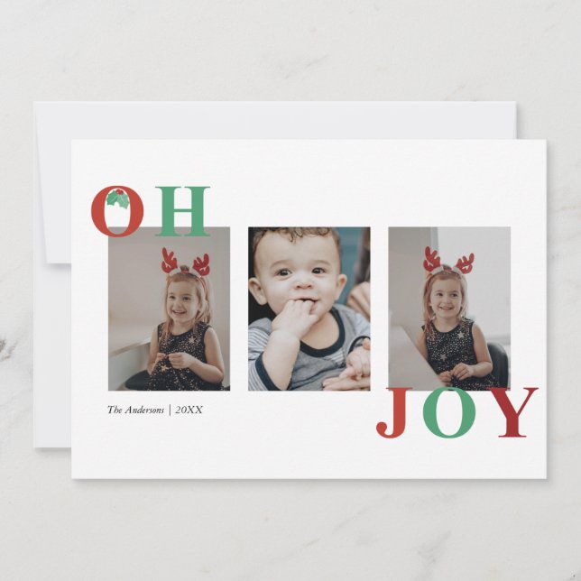 Oh Joy Christmas Holiday Card (Front)