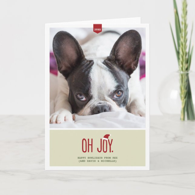 Oh Joy | Folded Holiday Photo Card (Front)