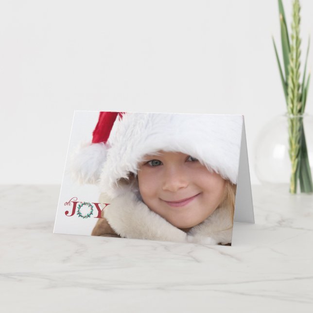 Oh Joy Folded Photo Holiday Card (Front)