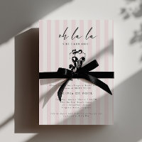 Oh La La Lingerie Bridal Shower Invitation
