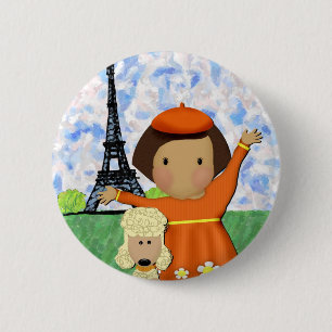 Oh La La Paris Button