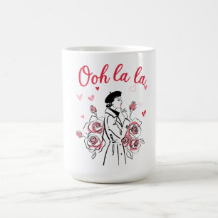 Oh La La Paris Girl – Romantic French Aesthetic Coffee Mug