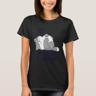 Oh Lawd He Coming Lazy Chonk Cat Fatty Meme Desig T-Shirt