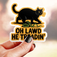 Oh Lawd He Treadin' Funny Cat Vinyl