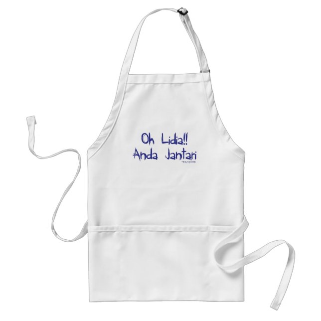 oh lidia Azul Standard Apron (Front)