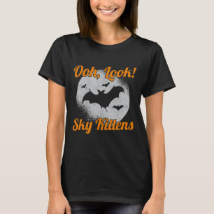 Oh Look Sky Kittens Bat Halloween Bats  T-Shirt