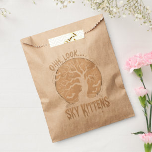 Oh Look Sky Kittens Halloween Funny Bats Lover Favour Bags
