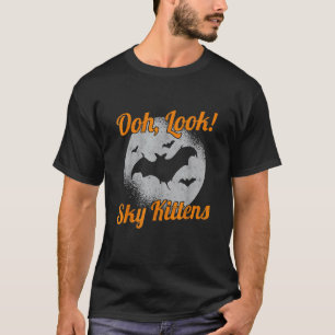 Oh Look Sky Kittens Happy Halloween Horror Night B T-Shirt