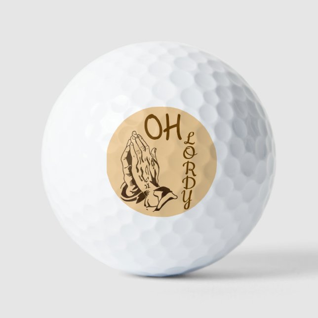 Oh Lordy Golf Balls (Front)