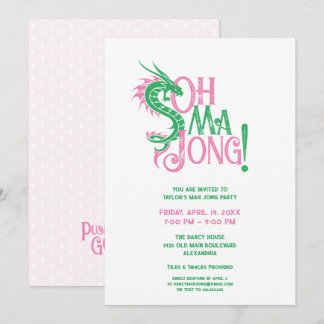 Oh Mah Jong! | Mah-Jongg Invitation