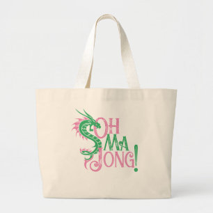 Oh Mah Jong! Mah-Jongg Large Tote Bag