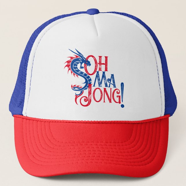 Oh Mah Jong! | Mah-Jongg Trucker Hat (Front)