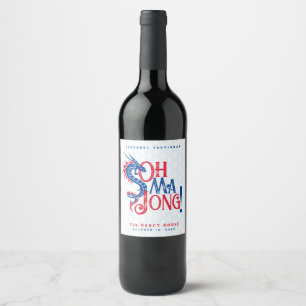 Oh Mah Jong!   Mah-Jongg Wine Labels