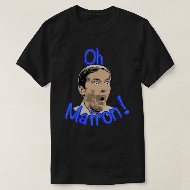 Oh matron! Kenneth Williams - carry on camping Sti T-Shirt (Design Front)