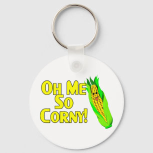 Oh Me So Corny Key Ring