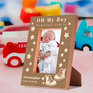 Oh My Boy Baby  Etched Frames