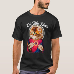 Oh My Gato Cat Jesus Christian Cat T-Shirt
