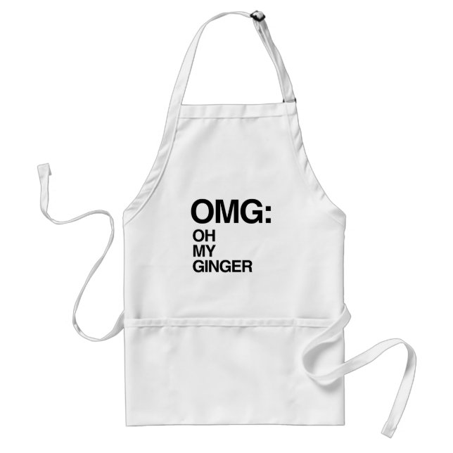 OH MY GINGER STANDARD APRON (Front)
