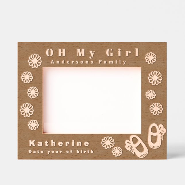 Oh My Girl Baby  Etched Frames (Front)