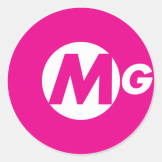 Oh My God! Classic Round Sticker