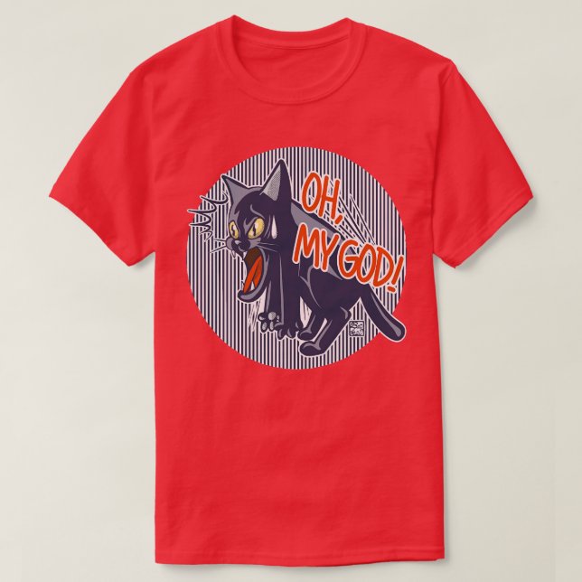 Oh My God T-Shirt (Design Front)
