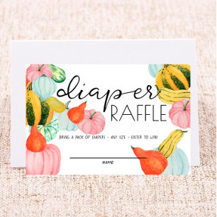 Oh My Gourd! - Baby Shower Diaper Raffle Insert