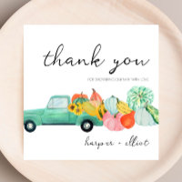 Oh My Gourd! - Baby Shower Thank You Card