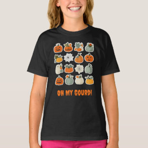 Oh My Gourd Funny Pumpkin Halloween T-Shirt