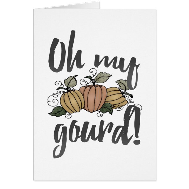 Oh My Gourd! Funny pumpkins (Front)