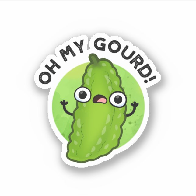 Oh My Gourd Funny Veggie Pun  (Front)