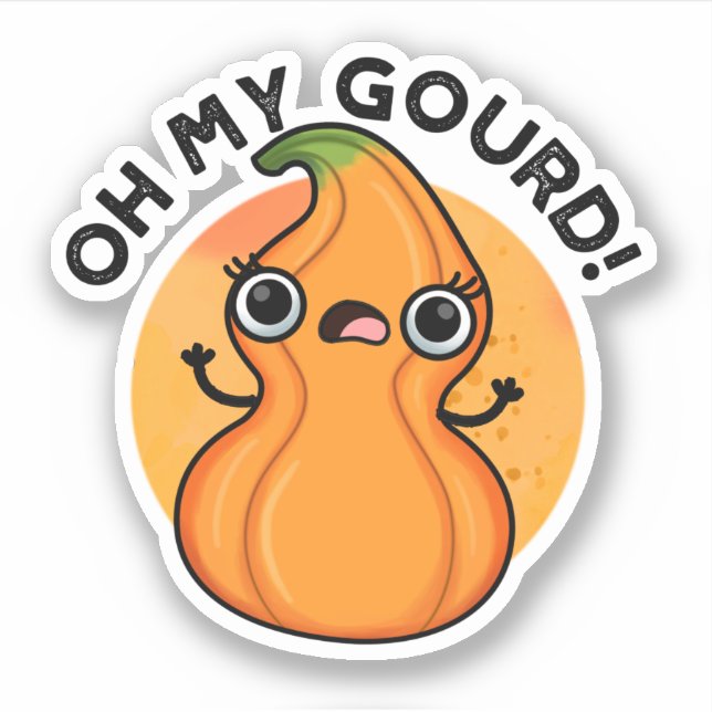 Oh My Gourd Funny Veggie Pun  (Front)