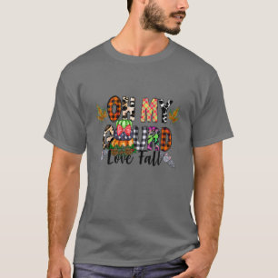Oh My Gourd I Love Fall Pumpkin Fall Autumn Thanks T-Shirt