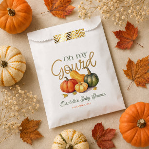 Oh My Gourd Little Pumpkin Baby Shower Favour Bags